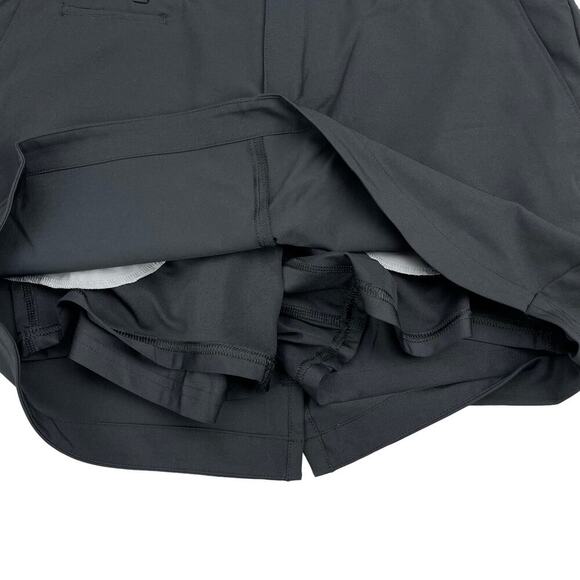 NWT UNDER ARMOUR Women's Links Woven Golf Skort Sz 10 Black - Picture 7 of 8